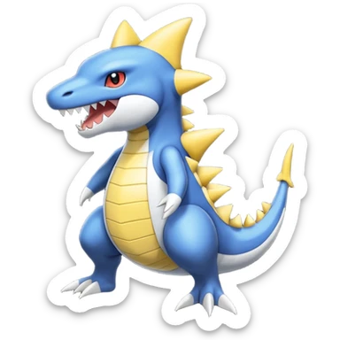 Garchomp-Ampharos-Sharpedo-Rhypherior-fusion sticker