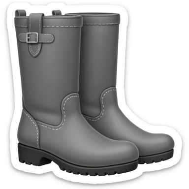 Russian felt boots made from felted wool sticker