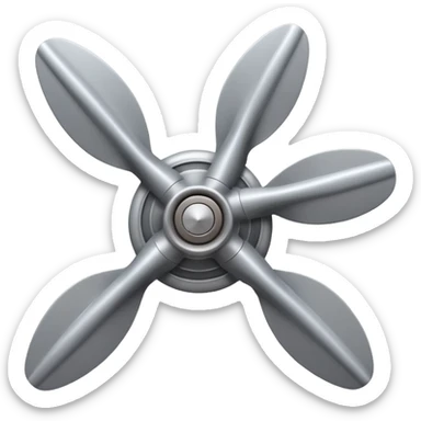 gray propeller sticker