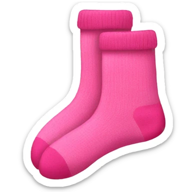pink socks  sticker