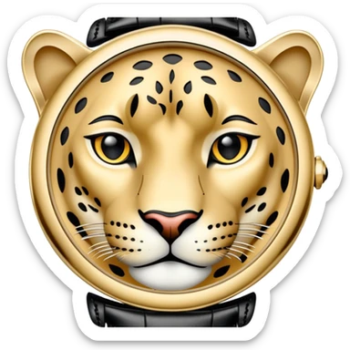 Cartier panther watch  sticker