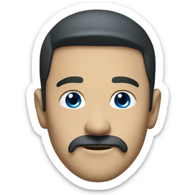 A Tim tik blue Hook sticker