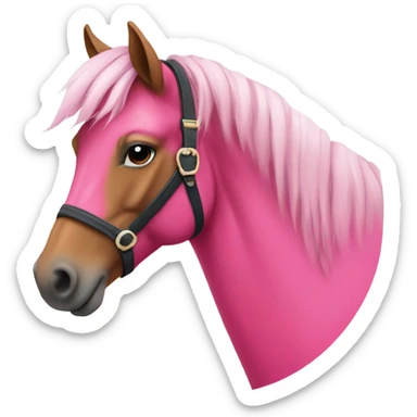 Pink horse  sticker