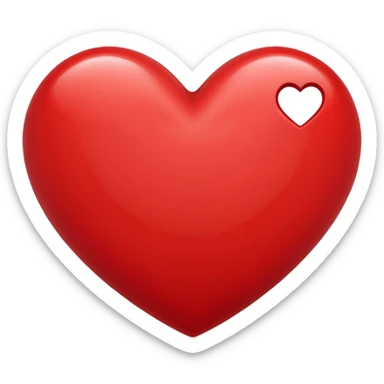 🥰 + heart sticker