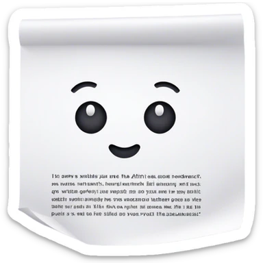 Affidavit (a written statement confirmed by oath) sticker