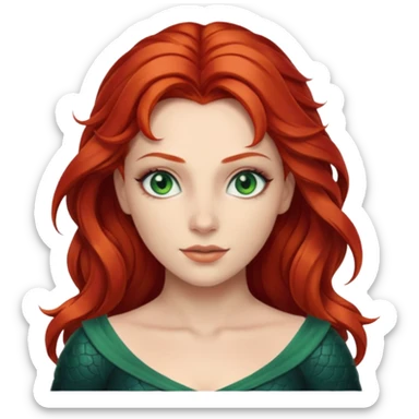 mera from aquaman sticker