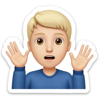 a face with expression saying that they were shock and agree sticker