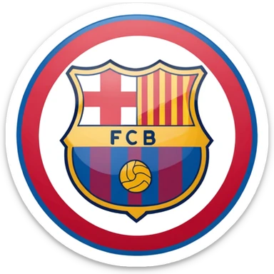 Fc Barcelona logo imoji sticker