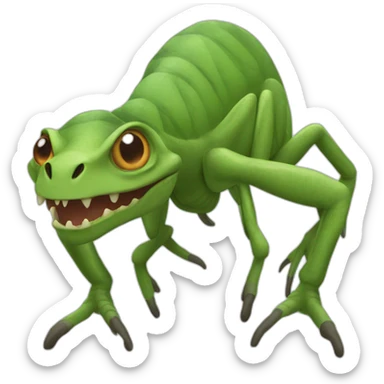Dinosaur spider nan sticker