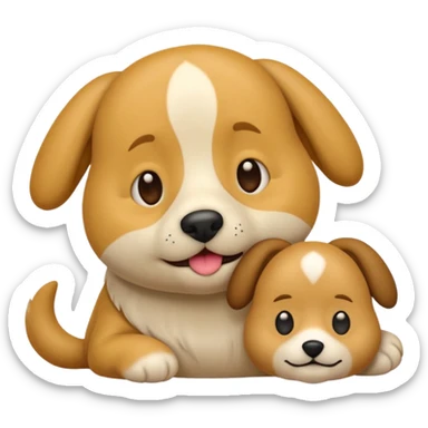 crea un emoji de buenas noches. Pon un texto : Buenas noches Javier y Tobi. Javier es una imagen de profesor y Tobi q sea imagen de un perro sticker