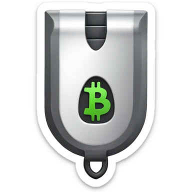 trezor hardware wallet, Bitcoin sticker