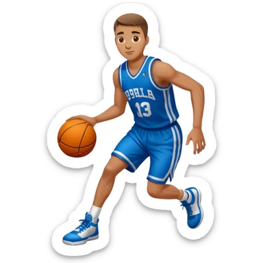 make a genmoji of a basketball player sticker