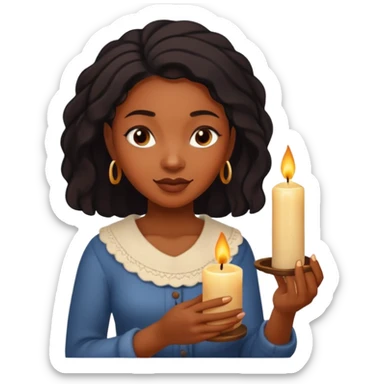 Candle Maker black woman sticker