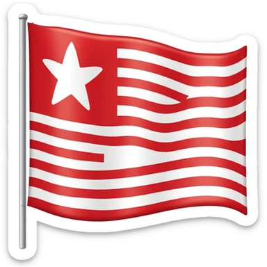 TVK Flag sticker