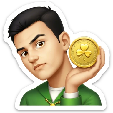 Golden Token sticker