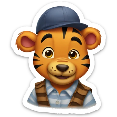 Tigger Winnie the Pooh  sticker