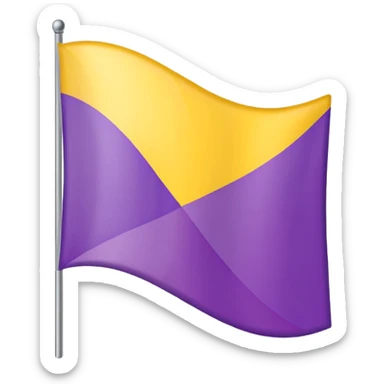 Pride intersex flag sticker