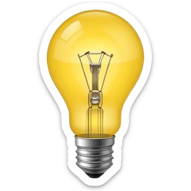 create an emoji that illustrates the word "idea" sticker