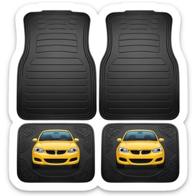 car floor mats sticker