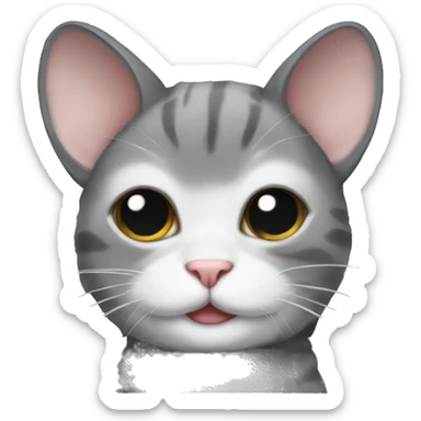 Chinchilla cat sticker