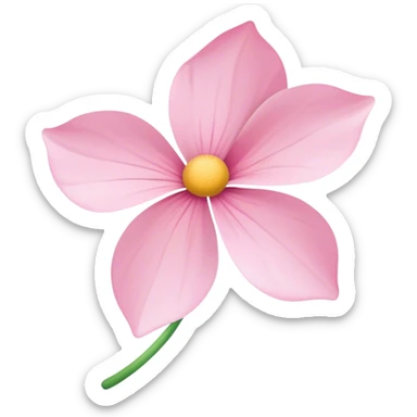 Flower petals in the wind sticker