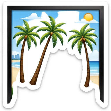 Jis tarh ap na uper California ka banaya Florida ka bhe estarh different style ma bana kar dho image sticker