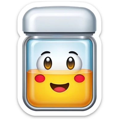 Fridge magnet sticker