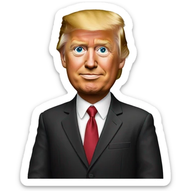 Elon trump puppeteer sticker