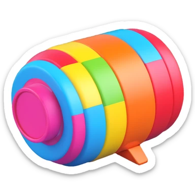 colorful playful gacha capsule toy sticker