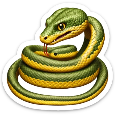 emotional damage of snake sticker