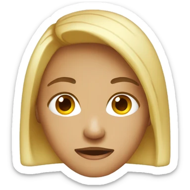 Girl missing her boyfriend  sticker