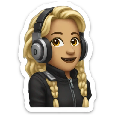 DJ Carmella Creeper sticker