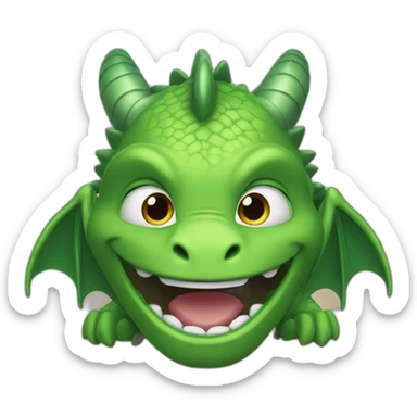 do the dragons say good words that's good  sticker