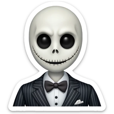 Jack skellington sticker