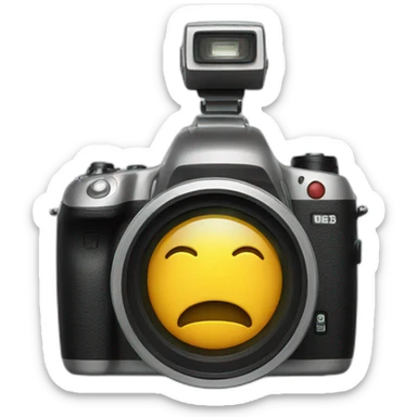 camera flashing sticker