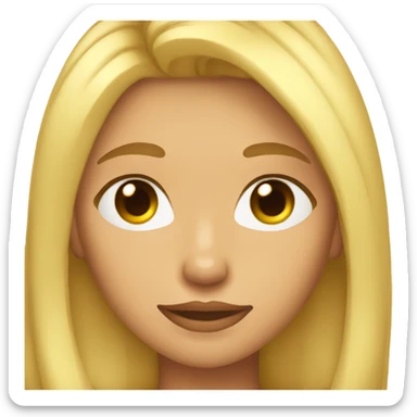 tEXAS COWGIRL WITH BLONDE HAIR AND TAN SKIN sticker