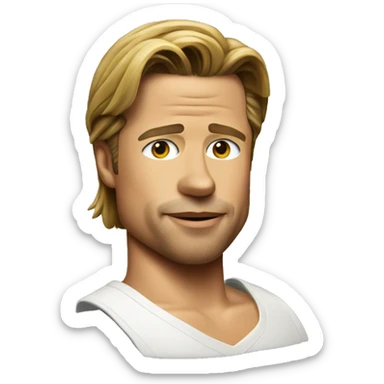 Brad pitt sticker