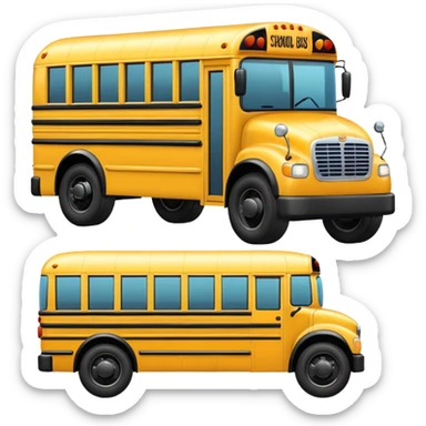 bus escolar sticker