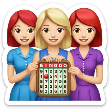 Bingo babes sticker