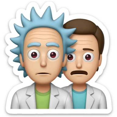 rick and morty  sticker