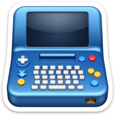 gaming machine classic blue sticker