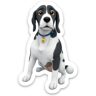 dog meme question mark sticker