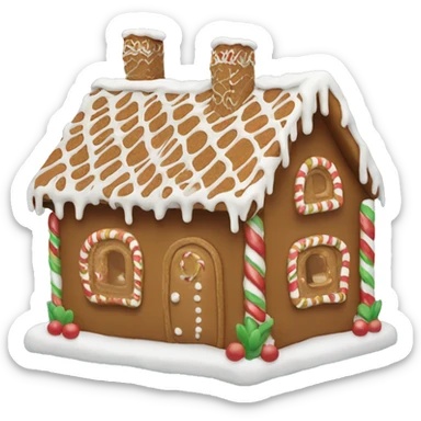 Gingerbread house sticker