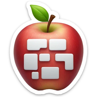 Apple company symbol  sticker