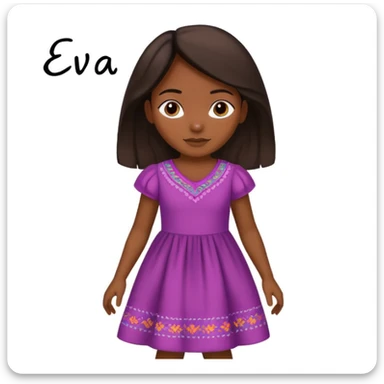 una niña peruana que ponga eva al fondo  sticker