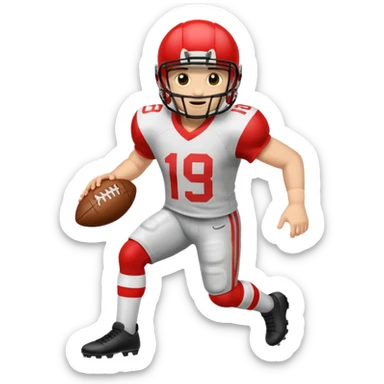 Give me a football player sticker