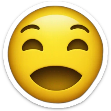 Peaking from behind tree yellow short sticker