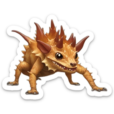 thorny devil sticker