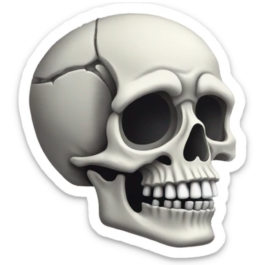 skeleton 😐 sticker