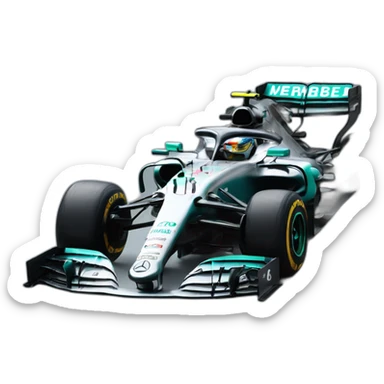 Mercedes formula 1 w11 sticker